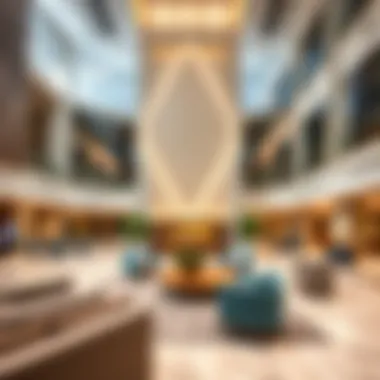 Luxurious lobby showcasing modern design