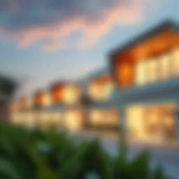 Modern architectural design of Pegasus community