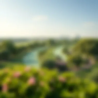 Lush Green Areas in University City Beautiful green spaces and recreational areas within University City