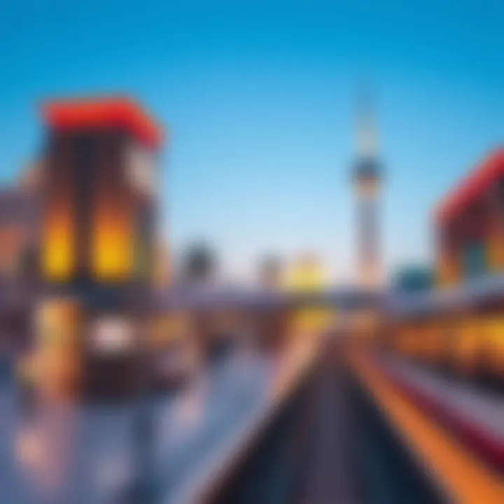 Convenient transit connections at Wafi Mall Metro Station