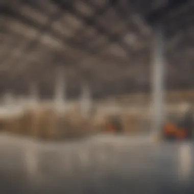 Dynamic Logistics Operations in Mussafah Logistics operations in action within a busy storage facility
