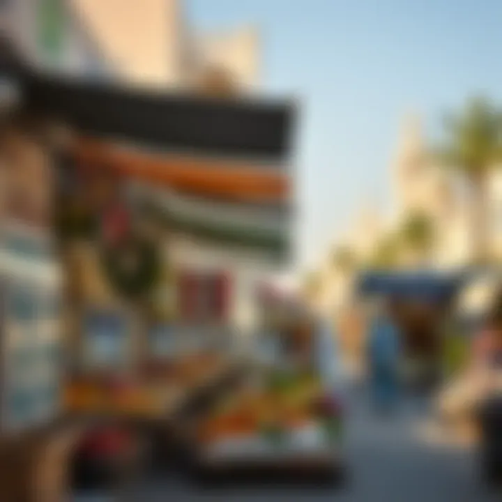 Vibrant local market scene in Warsan 4