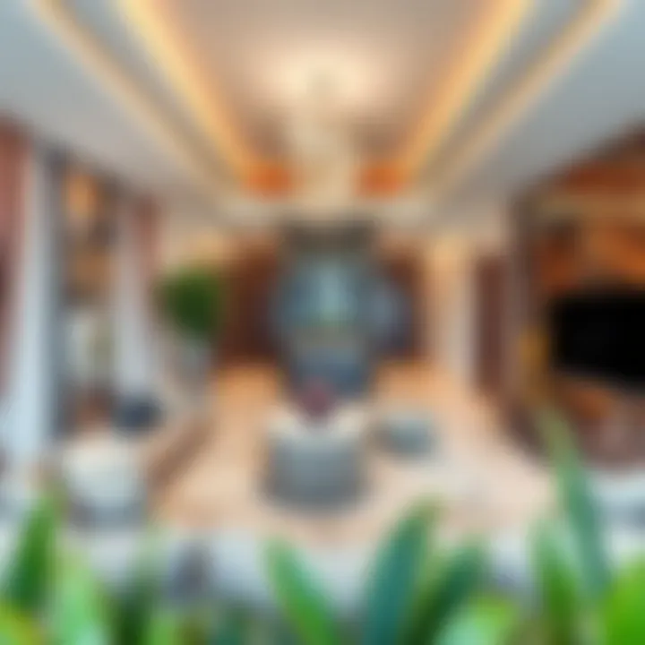 Luxurious apartment interiors in Warsan 4