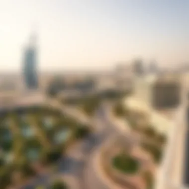 Panoramic view of the Wasl Zabeel development