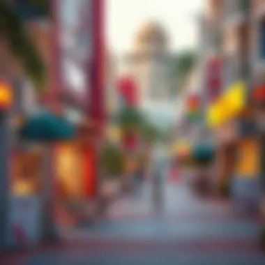 Vibrant Lifestyle in West Zone Vibrant street life in the West Zone with local shops and cafes