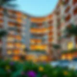 Stunning architectural facade of Floria Residence