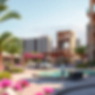 Vibrant community surrounding Floria Residence