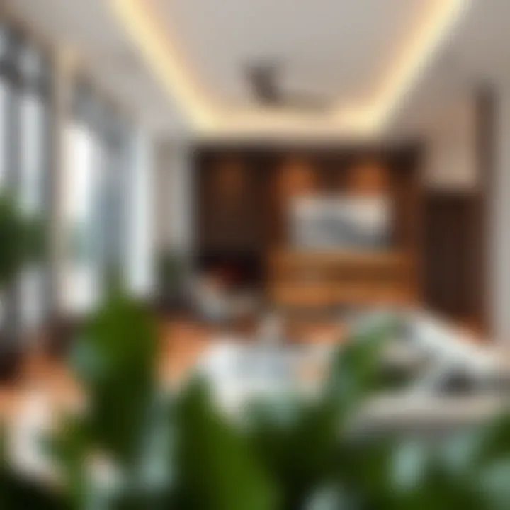 Interior design elements of the Forte Floor Plan highlighting modern features.