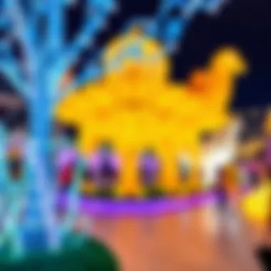 Artistic Light Installations Artistic light installations showcasing creativity