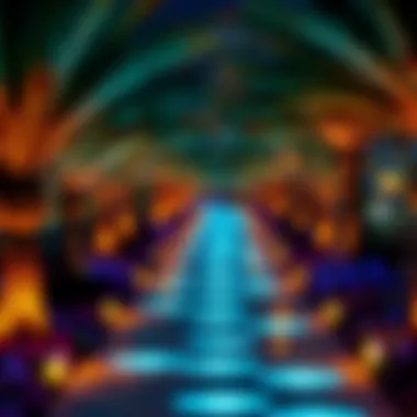 Enchanting Illuminated Pathways Illuminated pathways in the Garden of Lights