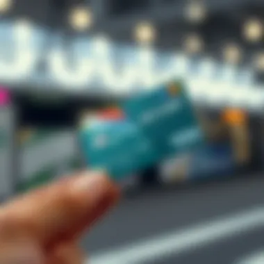 Close-up of Nol card with transaction details