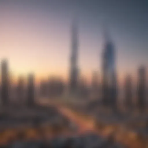 A scenic view of Dubai skyline highlighting popular residential areas