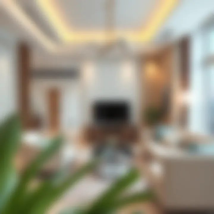 Luxury Apartment Interior Showcase An elegant apartment interior to represent luxury real estate