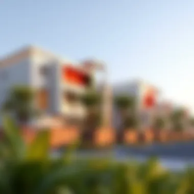 Modern architectural design of Hartland Greens residences