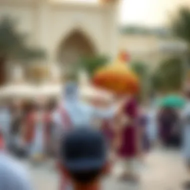 Vibrant cultural performances showcasing UAE heritage during public holidays