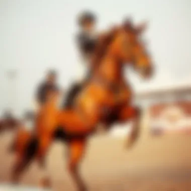 Equestrian Event Showcasing Skills Exciting equestrian event showcasing skilled riders