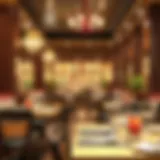 An inviting atmosphere of an Indian restaurant in Karama