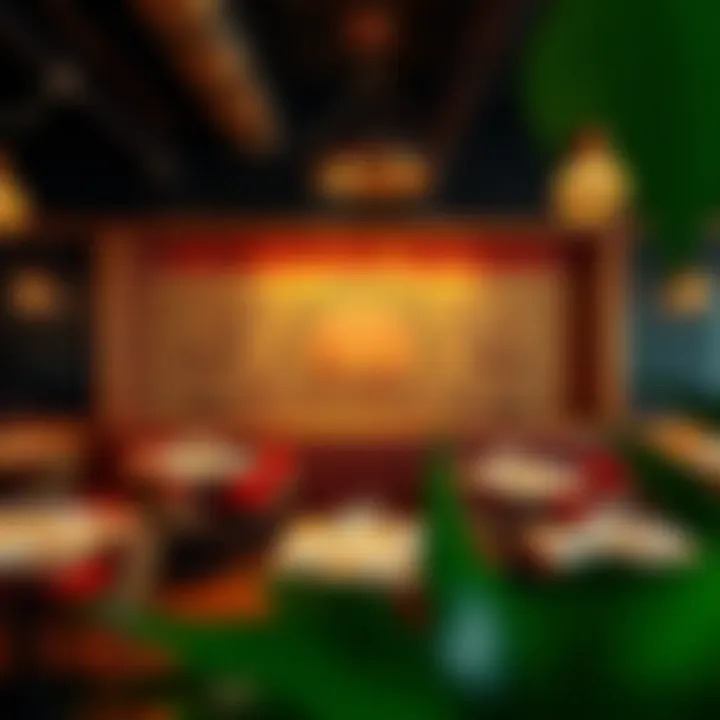 Cultural decor highlighting Indian heritage