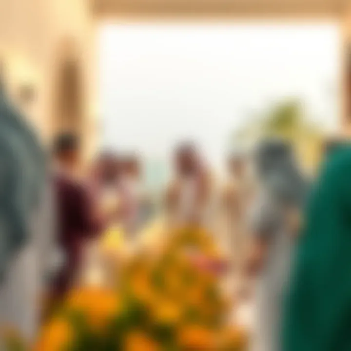 A warm welcome at a traditional Saudi Arabian gathering