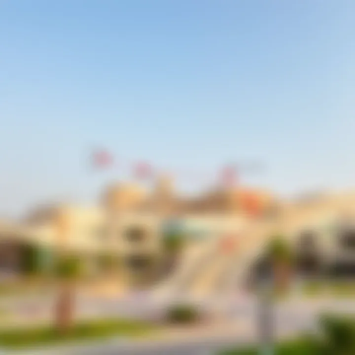 Map highlighting travel routes between UAE and Saudi Arabia