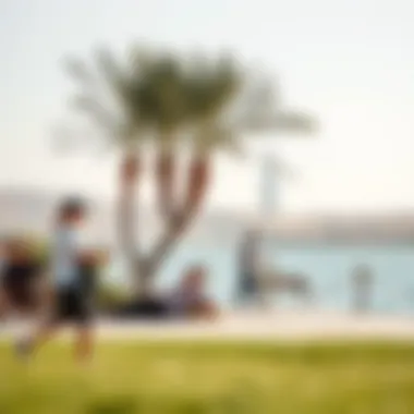 Recreational Activities at Lake Khudairah Visitors enjoying recreational activities at Lake Khudairah