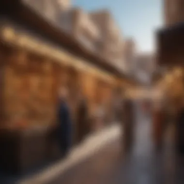 Cultural Interactions at Lulu Souk Warsan Vibrant market scene capturing the essence of cultural interactions