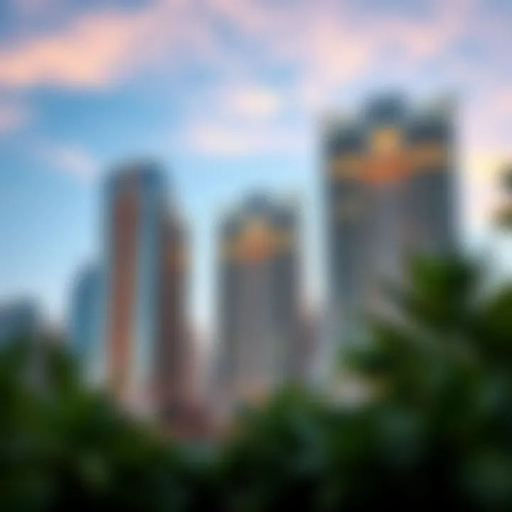 Luxury Residential Buildings in Downtown Dubai Luxurious residential buildings in the Downtown area