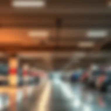 Spacious parking area at Mall of the Emirates