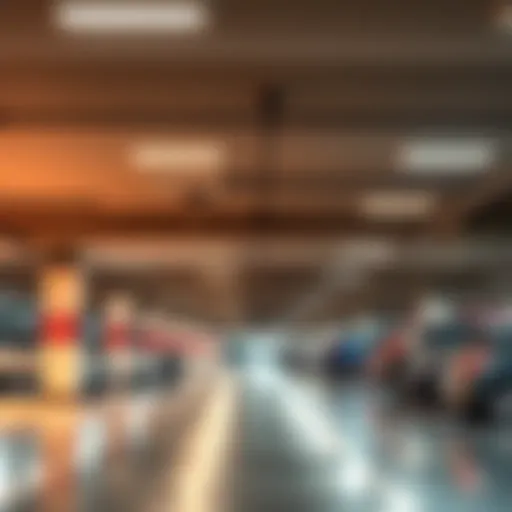 Spacious parking area at Mall of the Emirates