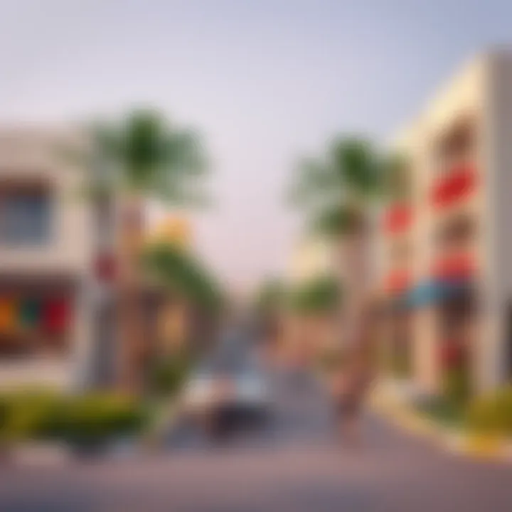 Vibrant community scene in Mama'esh Meadows capturing local amenities and lifestyle