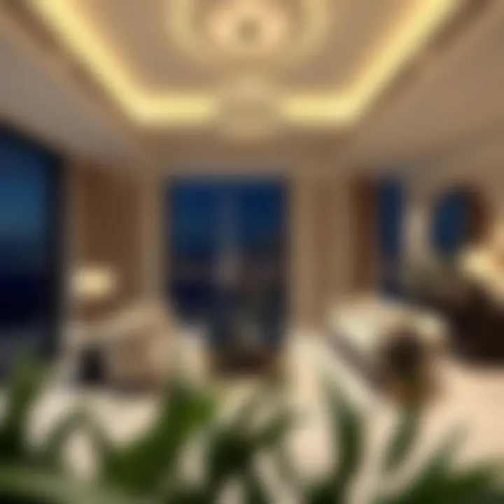 Luxurious interior design of a Marina Residence apartment