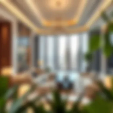 Luxurious Interior of Maze Tower Interior view highlighting the luxurious apartments within Maze Tower