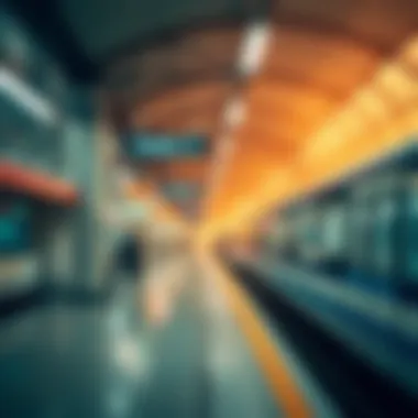 Metro station's influence on urban development