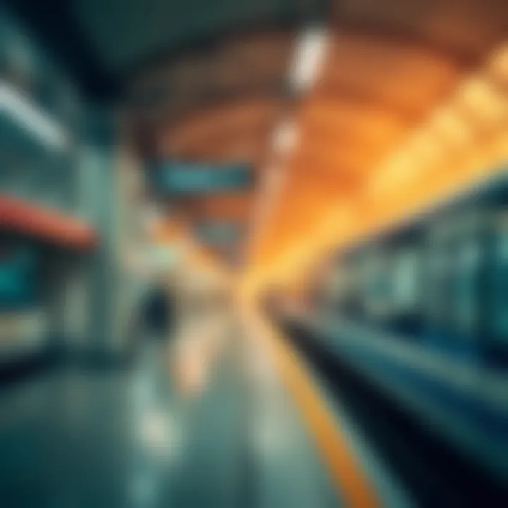 Metro station's influence on urban development