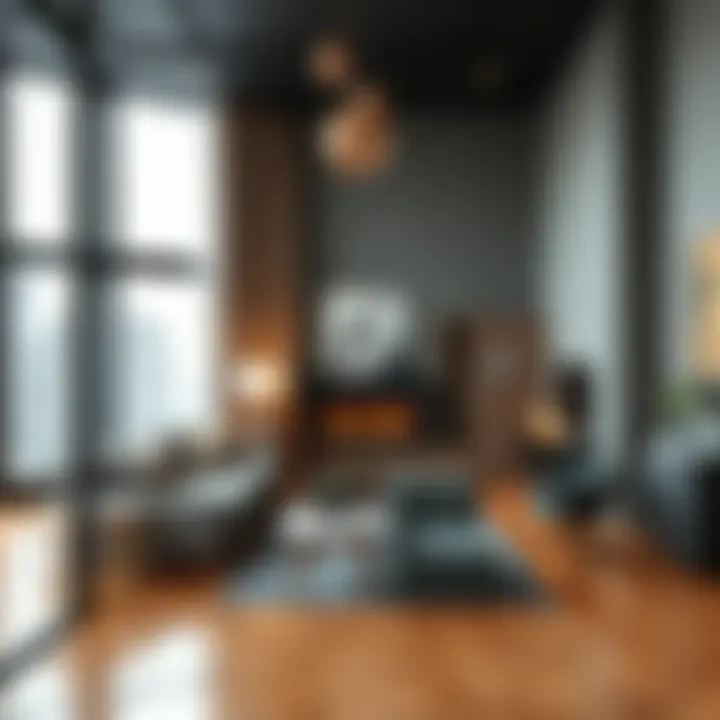 Luxury apartment interior reflecting urban elegance