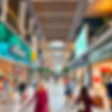 Vibrant Shopping Experience at Mirdif City Centre Vibrant shopping area within Mirdif City Centre showcasing diverse retail outlets