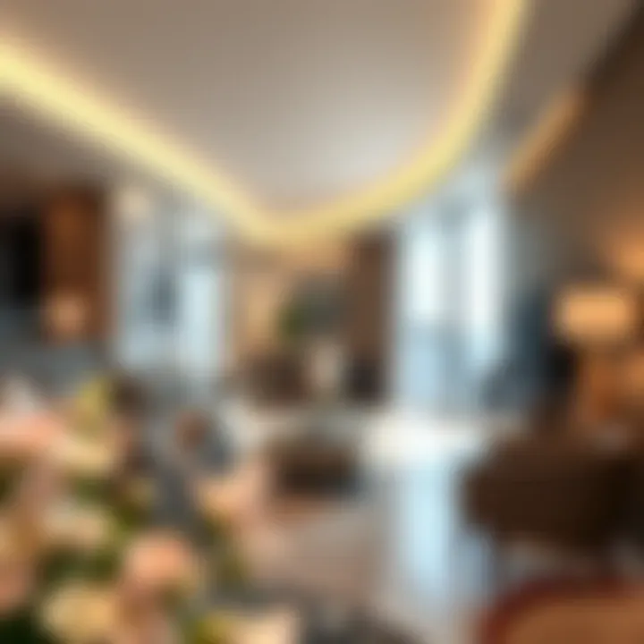 Sophisticated Apartment Interior at Mont Rose Tower Stylish apartment showcasing high-end furnishings and contemporary decor