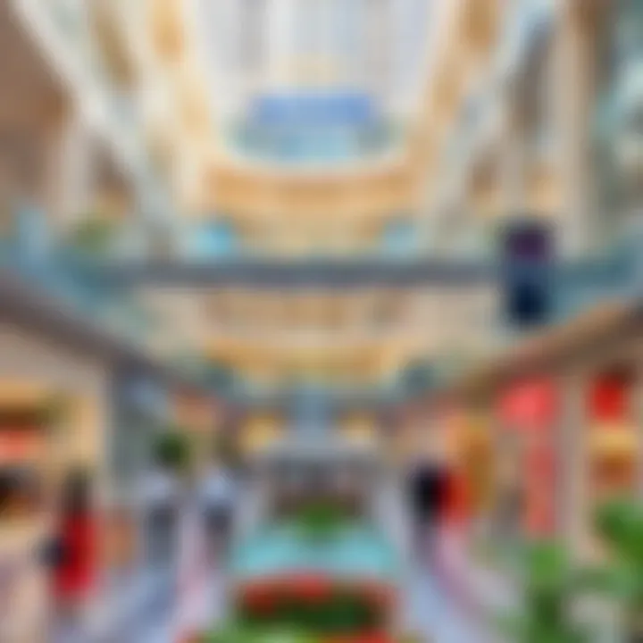 Vibrant commercial spaces within Moza Plaza bustling with activity