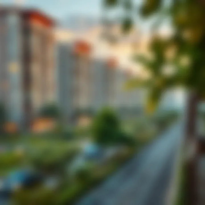 Real Estate Opportunities on Muroor Road Illustration of residential projects along Muroor Road reflecting real estate opportunities