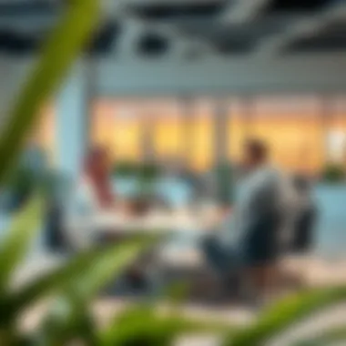 Business meeting at Mussafah ICAD discussing growth opportunities