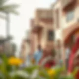 Vibrant community life in Mussafah showcasing local culture