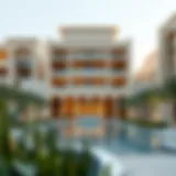 Stunning architectural view of Al Ferdous 2