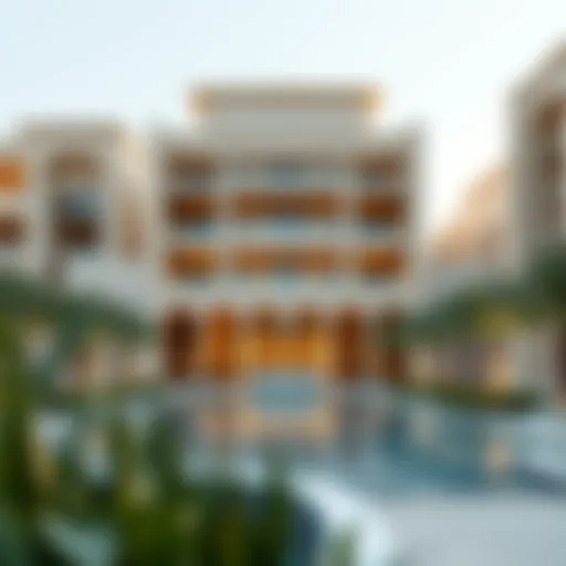 Stunning architectural view of Al Ferdous 2