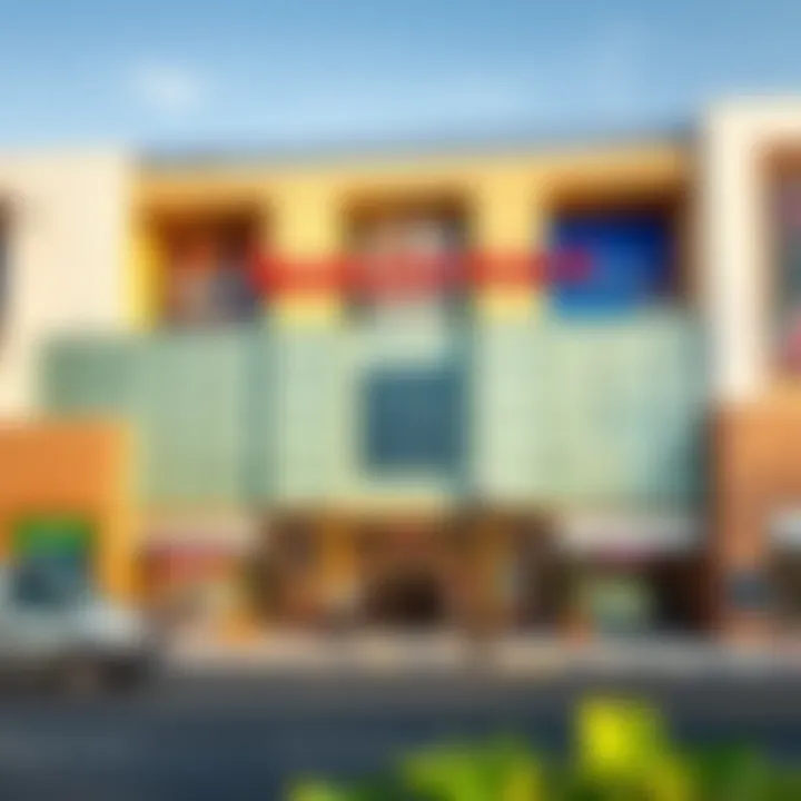 Burjuman Mall Exterior View Burjuman shopping mall exterior view