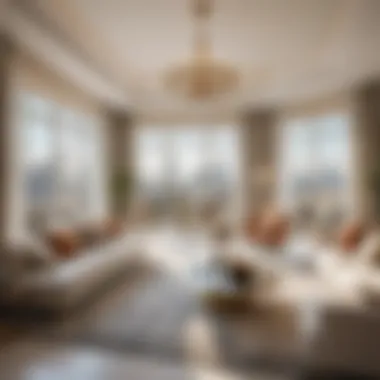 Luxury Living: Inside a Dubai Apartment Interior of a luxurious Dubai apartment