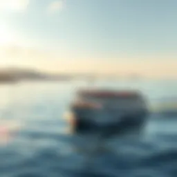 Ferry crossing the serene waters surrounding Dalma Island