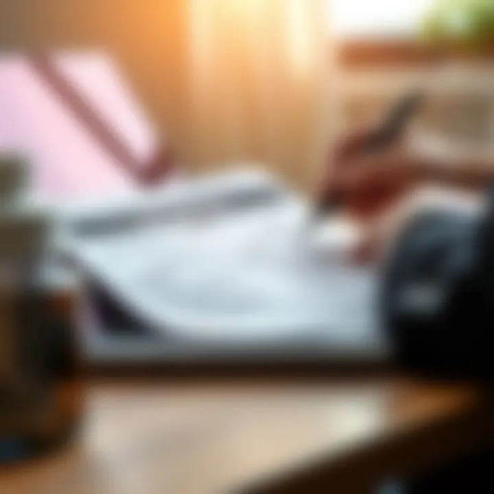 Crafting the Perfect Application A close-up of a job application being filled out on a laptop