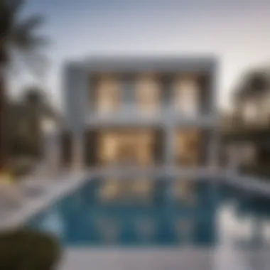 A Modern Villa in Dubai Stunning modern villa in Dubai showcasing luxury architecture