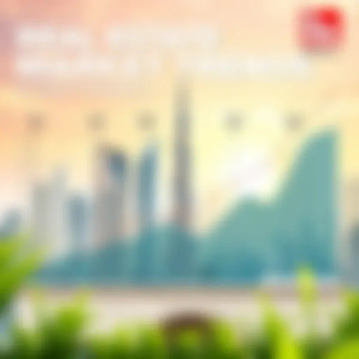 Real Estate Market Trends in Dubai Infographic depicting market trends and growth potential in Dubai's real estate