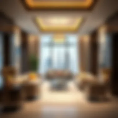 Interior Elegance of Society House Luxurious interior of a unit in Society House